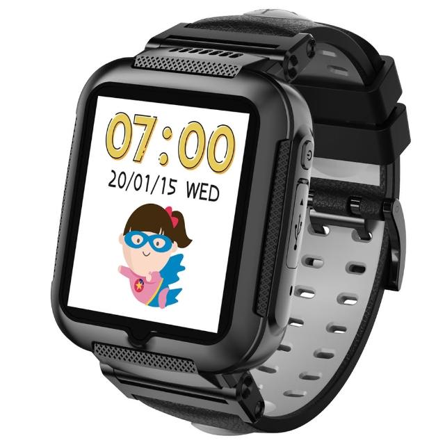 【hereu】herowatch 4G奈米科技防水兒童智慧手錶-偵探黑(開學必備神器)