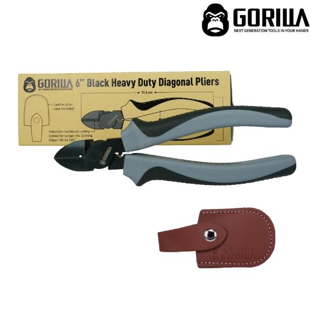 【GORILLA 紳士質人手工具】極黑剝線斜口鉗(6吋斜口鉗)