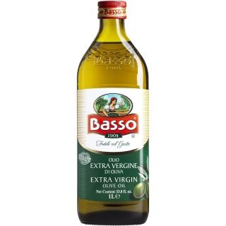 【BASSO 巴碩】巴碩 初榨特級冷壓橄欖油1L x 1入(濃郁果香風味、尾韻帶有嗆味辣味苦味)