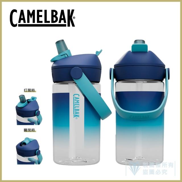 【CAMELBAK】400ml Flip Straw 兒童吸管運動水瓶RENEW(台灣代理公司貨/收闔自動關上防塵蓋)