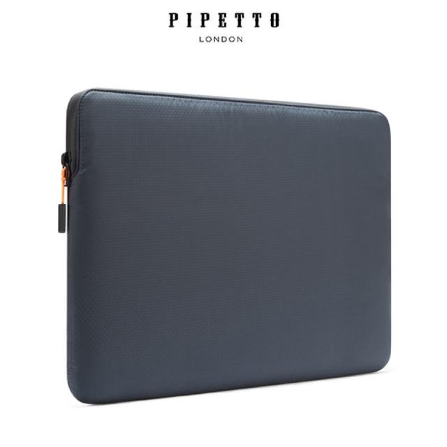 【Pipetto】MacBook 13吋 Ultra Lite Sleeve 鑽石紋防撕裂布電腦包-海軍藍(電腦包)