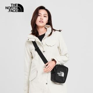 【The North Face】經典ICON-北面男女款黑色休閒單肩背包｜3VWSKY4