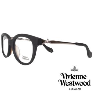 【Vivienne Westwood】英倫龐克立體土星光學眼鏡(黑 VW295V_01)