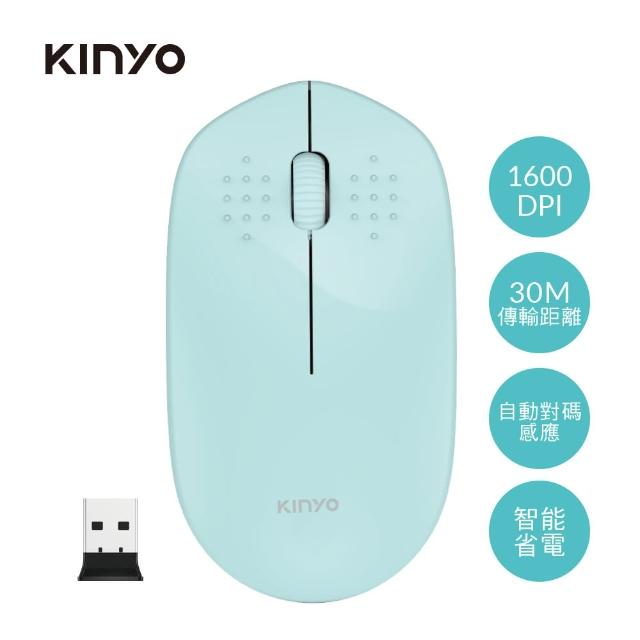 【KINYO】2.4G Hz無線靜音滑鼠(GKM-913)