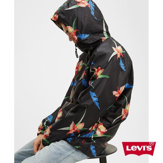 Levis 男款連帽飛行外套 扶桑花紋 熱銷單品 Momo購物網