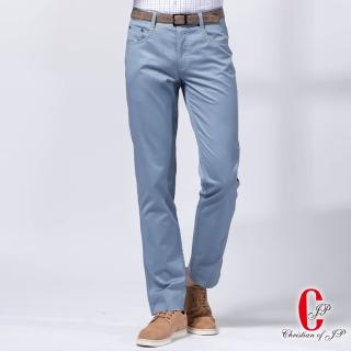 【JYI PIN 極品名店】都會品味百搭休閒褲_灰藍(HS835-3)