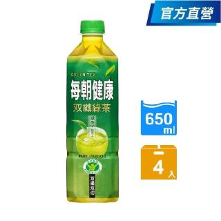 【每朝健康】雙纖綠茶650mlx4入/組-官方直營