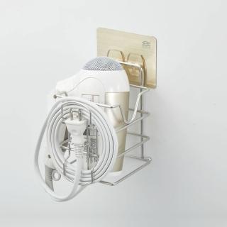 【家而適】台灣製304不鏽鋼 吹風機壁掛式放置架 吹風機架(星辰銀 新包裝上市) 