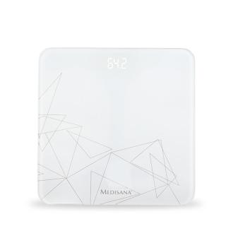 【medisana】純白幾何體重計 PS437(體重機/復健科醫師推薦)