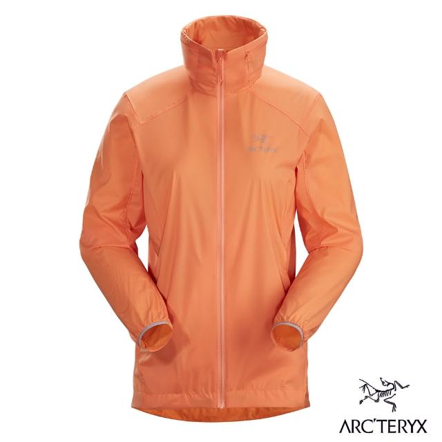 【Arcteryx 始祖鳥】女 Nodin 抗UV 防風 防潑水 風衣外套(新粉橘)