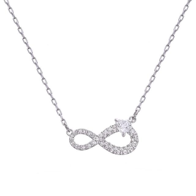 【SWAROVSKI 施華洛世奇】INFINITY永恆的愛項鏈