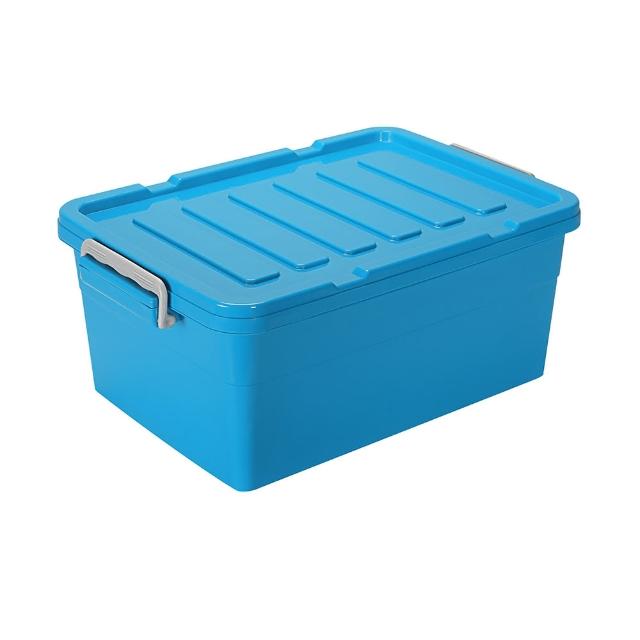 【KEYWAY 聯府】達拉整理箱33.5L附輪-3入 藍/綠/紅(儲物 收納箱 炫彩玩色 MIT台灣製造)