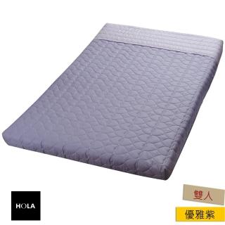 【HOLA】好收納鋪棉記憶床墊 雙人 優雅紫
