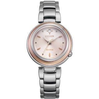 【CITIZEN 星辰】L系列光動能璀璨真鑽腕錶-30mm(EM0589-88X)