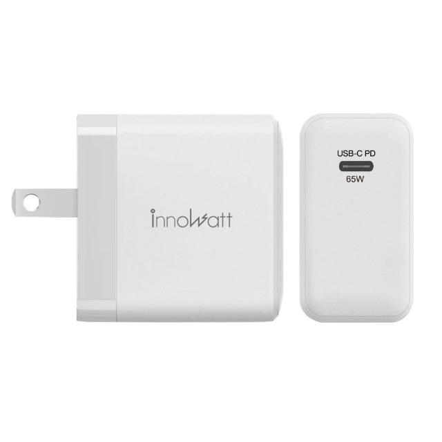 Innowatt 氮化鎵gan Usb C Pd 65w 電源充電器pd165 迷你體積大大功率世界各國都能用 Momo購物網