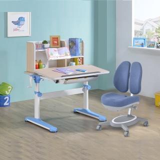 【SingBee 欣美】DIY-非凡成長雙板桌+90桌上書架+132椅(兒童書桌/兒童成長書桌椅/台灣製/可調式升降)