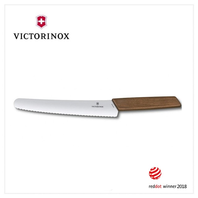 【VICTORINOX 瑞士維氏】Swiss Modern 麵包和糕點刀(6.9070.22WG)