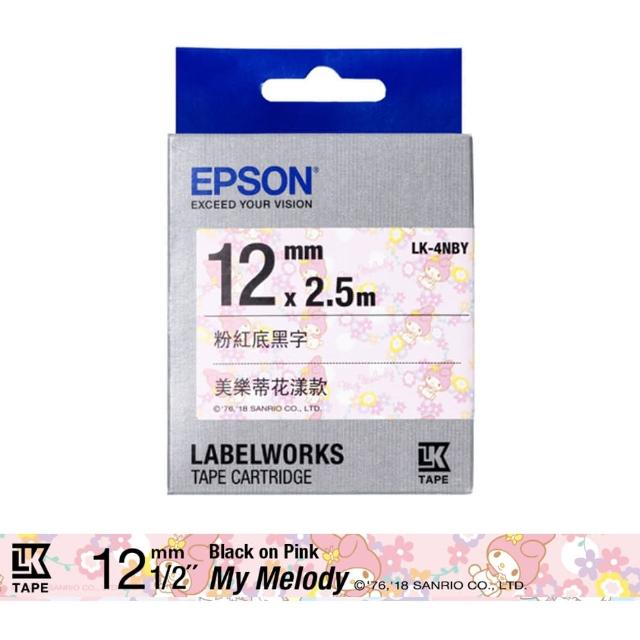 EPSON 標籤帶 迪士尼系列 白底春暖花開/12mm(LK