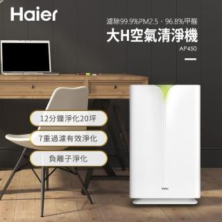 【Haier 海爾】大H空氣清淨機適用20坪(AP450)