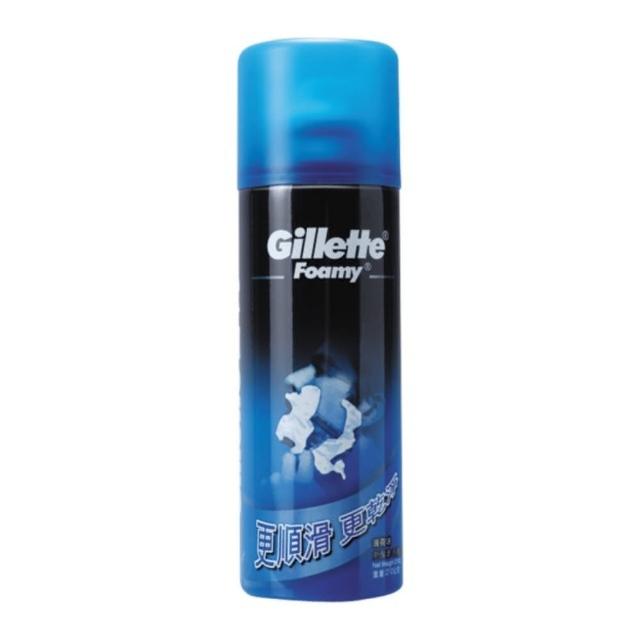 【Gillette 吉列】吉列薄荷刮鬍泡210G（薄荷）