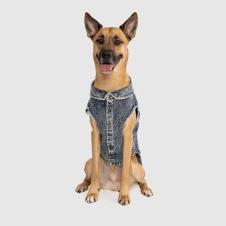 【CANADA POOCH】都市丹寧背心12號-Blue(寵物背心 Downtown Denim Vest Blue-12)