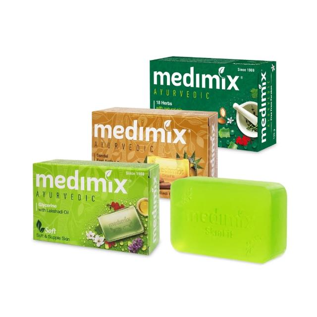 【Medimix】皇室藥草浴美肌皂125gX15入(平行輸入)檀香/草本/寶貝