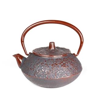 【福介商店】南部鐵器 寶星堂 丸型 櫻 急須0.5L 鑄鐵茶壺(泡茶壺 沖泡壺 小茶壺 小鐵壺)