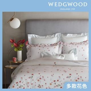 【WEDGWOOD】300織長纖精梳棉印花被套枕套組-東方藝境(加大)