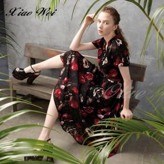 【CHENG DA】專櫃精品春夏款時尚短袖洋裝(NO.511302)