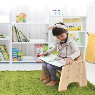 【台灣愛兒館 ilovekids】離乳成長我的第一張小椅子(實木椅-熊寶寶)