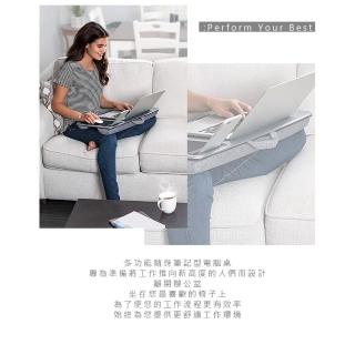 【LapDesk】碳纖維膜沙發軟墊膝上電腦桌(筆電桌膝上桌床邊電腦桌懶人電腦桌)
