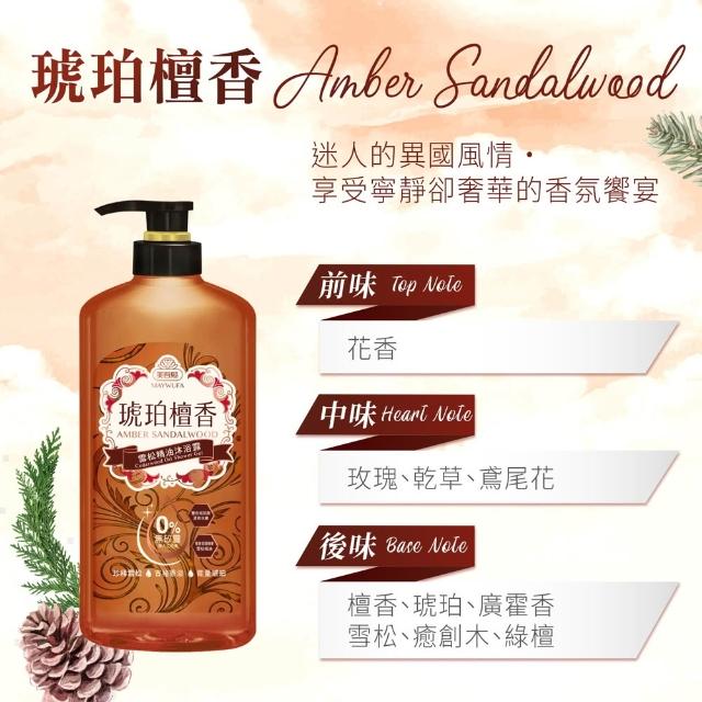 【美吾髮】香水系列pH5.5玻尿酸植萃沐浴乳700ml_4入(多款任選/無矽靈/小蒼蘭/玫瑰)