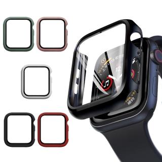 【CityBoss】for Apple watch一體成形式玻璃加保護殼-42mm