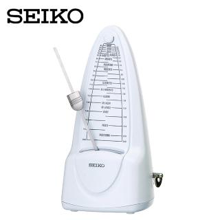 【SEIKO 精工】SEIKO SPM320標準型機械節拍器-白色(日本精工/原廠公司貨)