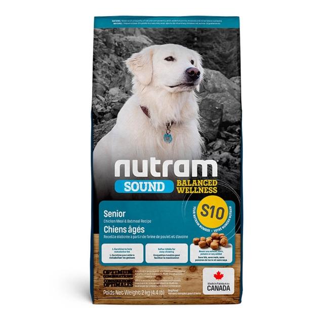 【Nutram 紐頓】S10/S2/S6/S7/S9無穀均衡健康系列狗飼料 2kg/4.4lb(幼犬/成犬/老犬、狗糧)