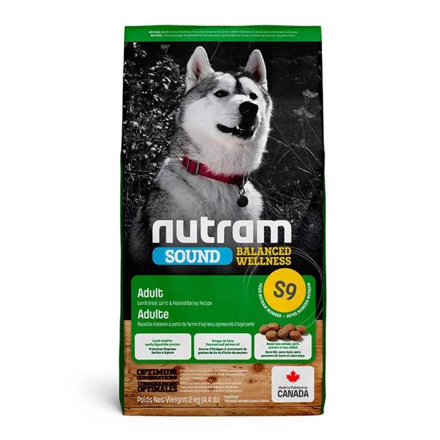 【Nutram 紐頓】S10/S2/S6/S7/S9無穀均衡健康系列狗飼料 2kg/4.4lb(幼犬/成犬/老犬、狗糧)