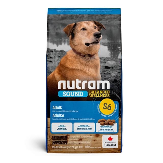 【Nutram 紐頓】S10/S2/S6/S7/S9無穀均衡健康系列狗飼料 2kg/4.4lb(幼犬/成犬/老犬、狗糧)