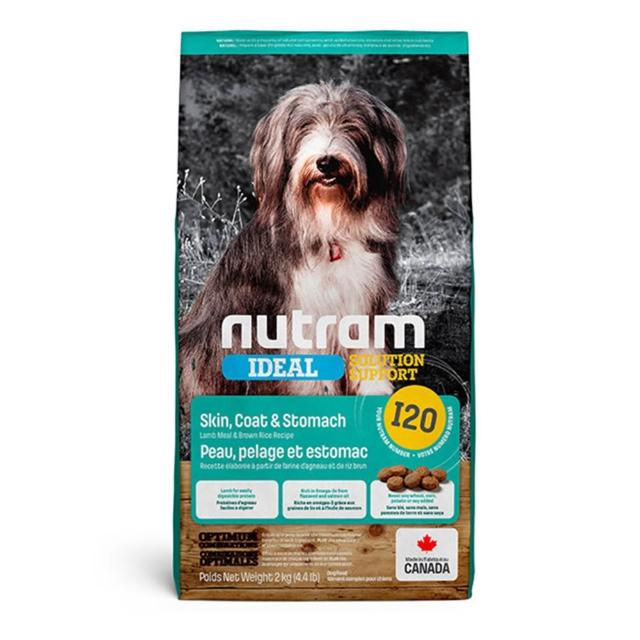 【Nutram 紐頓】I18/I20無穀專業理想系列狗飼料 2kg/4.4lb(雞肉/羊肉、狗糧)