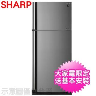 【SHARP 夏普】541公升雙門變頻冰箱(SJ-SD54V-SL)