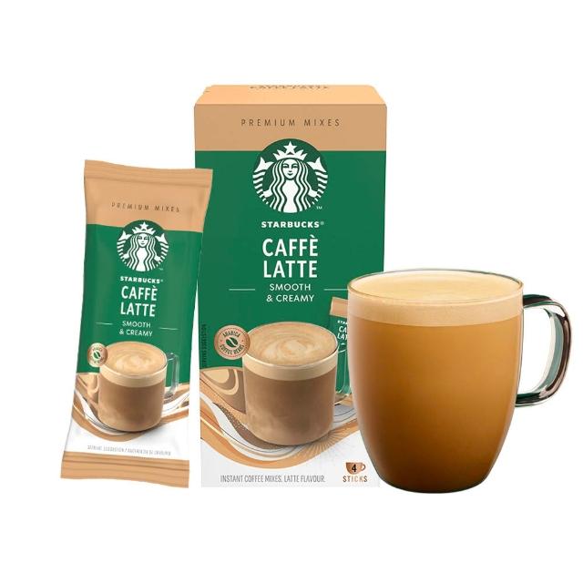 【STARBUCKS 星巴克】星粉自由配任選4盒組(拿鐵咖啡/焦糖瑪奇朵/摩卡咖啡)