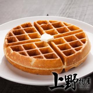 【上野物產】任選 經典比利時 厚片格子鬆餅x1包(500g 共5片 鬆餅 點心)