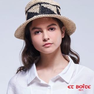 【BLUE WAY】女款 圖騰鬆織 草帽-ET BOiTE 箱子