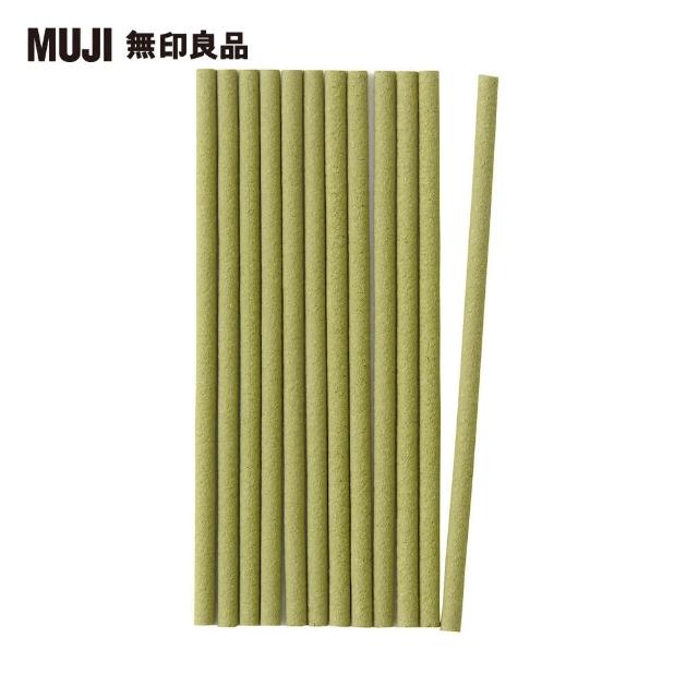 【MUJI 無印良品】線香/綠茶香味/12支.長型