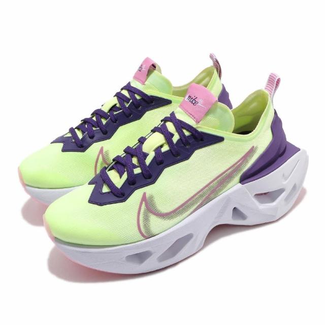 【NIKE 耐吉】休閒鞋 ZoomX Vista Grind 女鞋 厚底 舒適 增高 氣墊 球鞋 穿搭 綠 紅(CT8919-700)