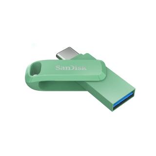 【SanDisk 晟碟】Ultra Go USB Type-C 雙用隨身碟512GB-湖水綠(公司貨)