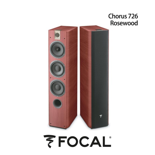 【FOCAL】法國 Focal Chorus 700系列 Chorus 726 落地型喇叭 胡桃木色 一對 公司貨(落地喇叭)