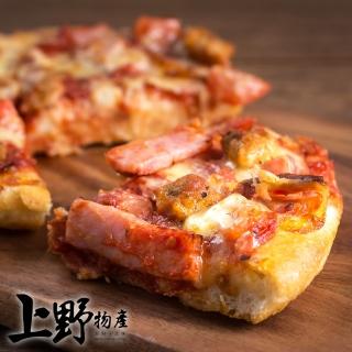 【上野物產】6吋馬賽傳統蘑菇起士培根 濃情pizza x15片(120g土10%/片 比薩 批薩 烤箱微波爐 披薩 PIZZA)