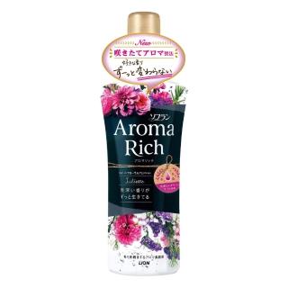 【LION 獅王】日本 Aroma Rich衣物香氛柔軟精 520ml(黑色Juliette)