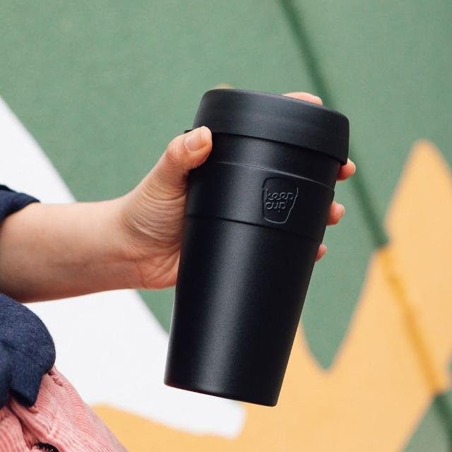 【KeepCup】澳洲 KeepCup 雙層真空隨身杯 L - 魅力黑(KCTL206)