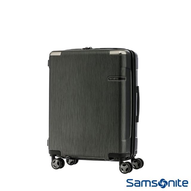 Samsonite 新秀麗【Samsonite 新秀麗】20吋 Evoa 拉絲光澤防盜拉鍊抗震輪TSA硬殼登機箱(多色可選)